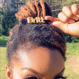 Personalized 3D Printed Name Hair Clip